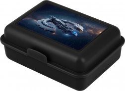 Brotdose mit Raumschiffmotiv