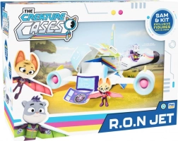Flugzeug THE CREATURE CASES mit den Figuren Sam und Kit