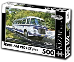 Puzzle RETRO-AUTA Škoda 706 RTO LUX Bus 500 Teile