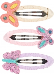 Haarklammern mit Schmetterling - 3 Stk.