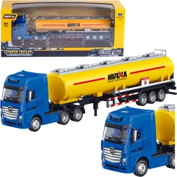 Gelber Tanklastwagen Huina 1:50