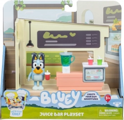 Bluey Mini Juice Shop – Set aus Figuren und Zubehör