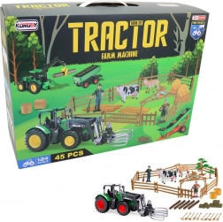 Traktor mit Bauernhof und Zubehör für Kinder