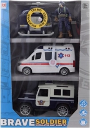 Batteriebetriebenes Polizei-Spielzeugset