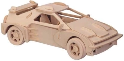Holz-3D-Puzzle Sportwagen Ferrari – großes Modell