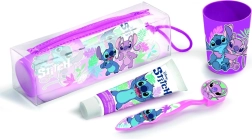 Kinder-Set für die Mundhygiene STITCH – Zahnbürste, Zahnpasta und Becher