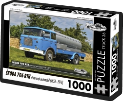 Puzzle Retro-Autos Škoda 706 RTH Tankwagen – 1000 Teile