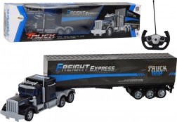 Unterhaltsamer ferngesteuerter LKW mit LED-Leuchten 27MHz blau