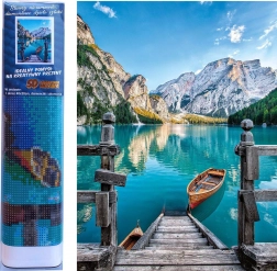 Diamantmalerei Bergsee 30x40cm