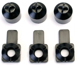 Kopf des Standsockels für Carrerabahnen Evolution, Digital 132 und Digital 124 (3 Stk.)