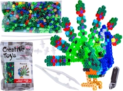 Bügelperlen 3D – Pfau im Beutel