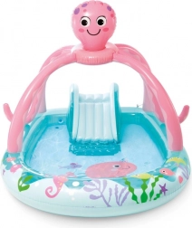 Aufblasbares Spielcenter Oktopus mit Wassersprinkler und Rutsche