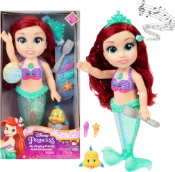 Disney Prinzessin singende ARIEL – Meerjungfrau mit Zubehör 35 cm