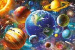 Norimpex Diamantmalerei Sonnensystem 30 × 40 cm