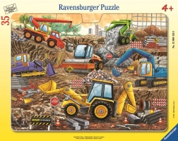 Ravensburger Puzzle Baumaschinen - 35 Teile