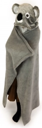Wärmende Kinderdecke mit Kapuze Koala Cozy Noxxiez
