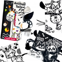 Woopie Baby kontrastreiches sensorisches Stoffbuch für Babys