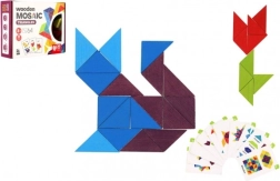 Holzmosaik Dreiecke