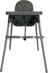 Kinder-Hochstuhl, grau