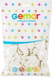 Pastellweiße Luftballons 26 cm GODAN (100 Stk.)