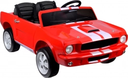 Zweisitziges elektrisches Kinderauto Shelby GT350 mit Sicherheitsgurten und Fernbedienung – Rot