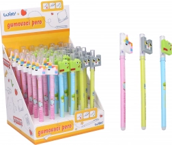 Radierbare Kugelschreiber mit Tiermotiven 0,5 mm