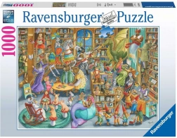 Puzzle 2D 1000 Ravensburger Norden in der Bibliothek