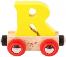 Bigjigs Rail Holzwagen Buchstabe R