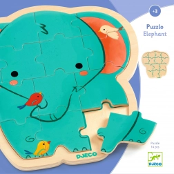 Holzpuzzle Elefant von Djeco