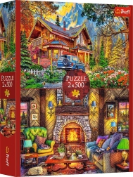 Trefl Puzzle Ausflug in die Berge 2×500 Teile