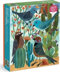 Galison Puzzle Wüsten-Vogelfreunde 1000 Teile