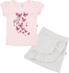 Baby-T-Shirt mit Röckchen New Baby Butterflies 68 (4–6 Monate)
