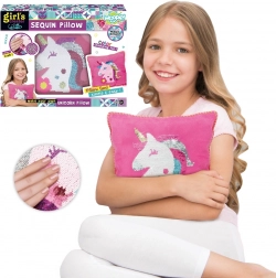 Woopie Art&Fun Kreativset – Kissen Einhorn zum Verzieren