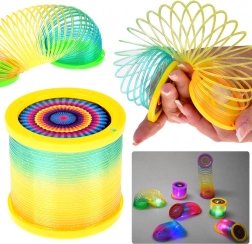 Regenbogen-Feder DISCO 2in1 mit LED-Beleuchtung und Projektor