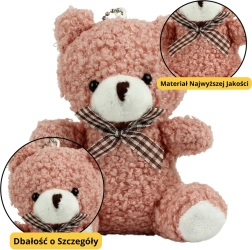 Rosa Plüschanhänger Bärchen 8 cm