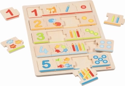 Holz-Steckpuzzle Lerne zu zählen