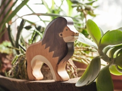 Holztiger Löwe - 1 Stück