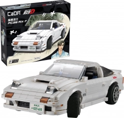 Bausteinset CaDA Mazda RX-7 Initial D – detaillierter weißer Sportwagen mit 1552 Teilen