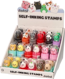 Stempel mit niedlichen Tieren – Panda und Capybara