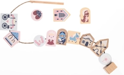 Cubika Pastell Auffädel-Märchen – Holz-Auffädelset