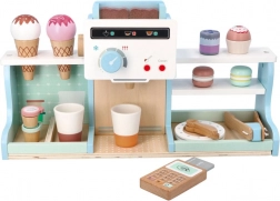 Holz-Eiscafé und Kaffeebar für Kinder