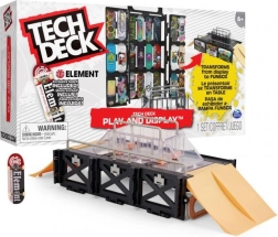 Tech Deck Vitrine mit Rampe für Fingerboards