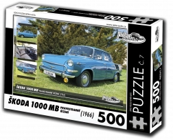 Puzzle RETRO-AUTA Škoda 1000 MB 1966 – 500 Teile