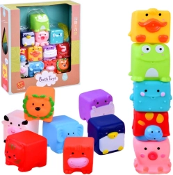 Gummitiere Badespielzeug, 12 Stück