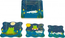 Schichtpuzzle Froschkönig Small Foot