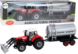 Traktor Spielzeug mit rotem Tankantrieb