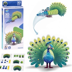 3D-Puzzle Kartonmodell Pfau – DIY