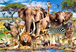 Puzzle 260 Teile Savanna Animals