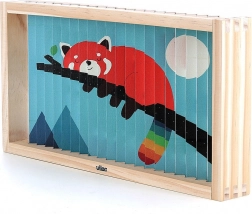 Holzpuzzle 4D Tiere von Vilac
