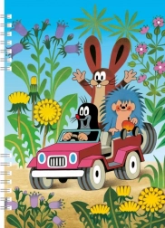 Notizbuch A5 mit Ringbindung - Maulwurf